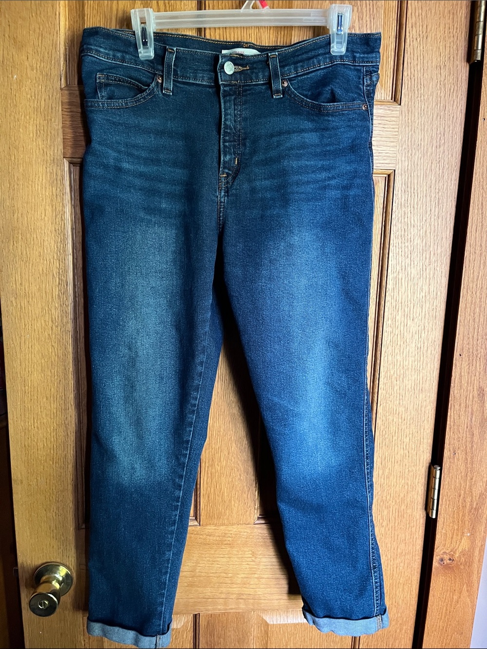 Women’s Levi Strauss Signature Vintage Mid Rise Boyfriend Capri 8